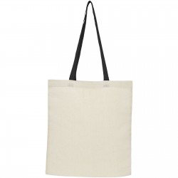 Sac shopping Nevada pliable en coton de 100 g/m² Couleur:Naturel