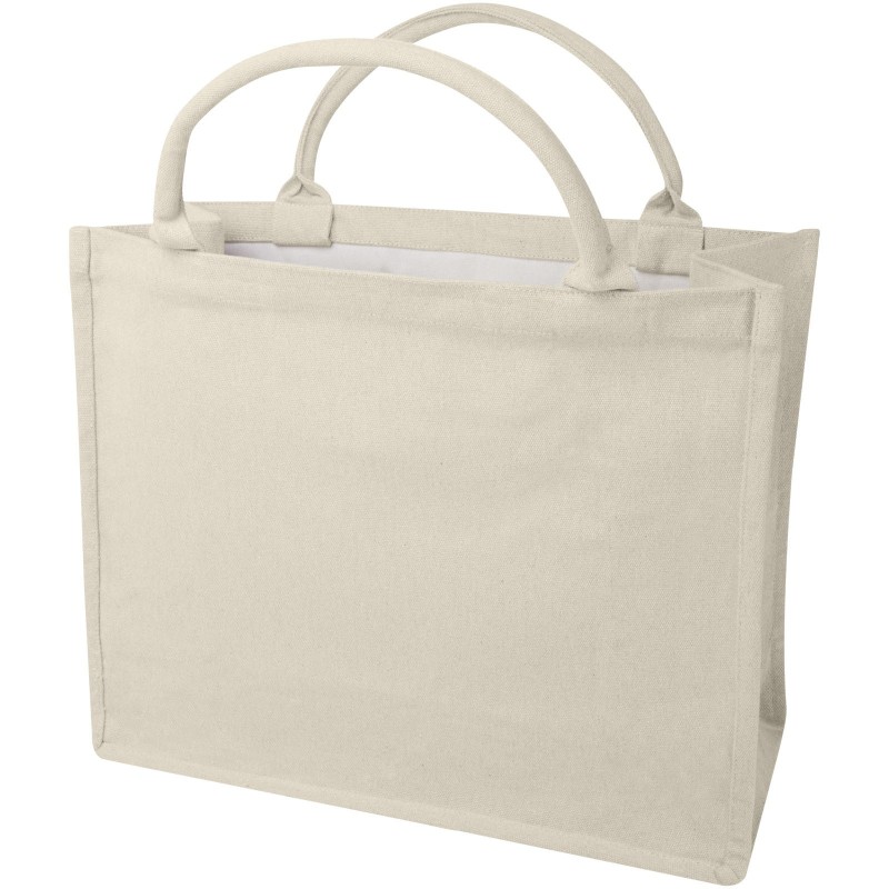 Sac shopping Page recyclé 500 g/m² pour livre Aware™Couleur:Oatmeal
