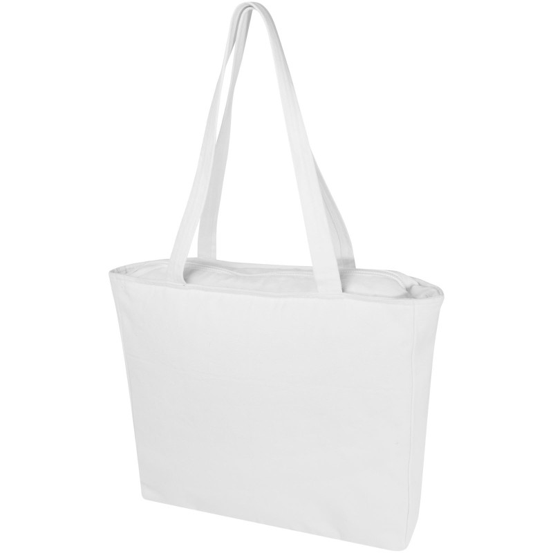 Sac shopping Weekender recyclé 500 g/m² Aware™Couleur:Blanc