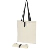 Sac shopping Nevada pliable en coton de 100 g/m² Couleur:Naturel