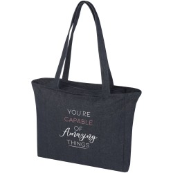 Sac shopping Weekender recyclé 500 g/m² Aware™Couleur:Jean