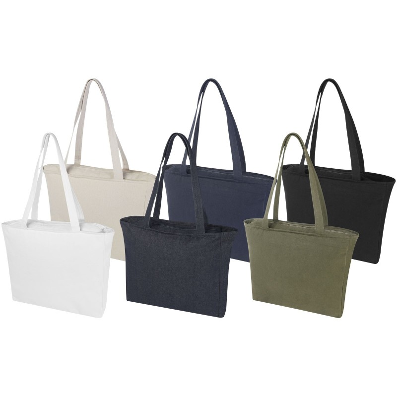Sac shopping Weekender recyclé 500 g/m² Aware™Couleur:Jean