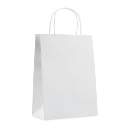 Sac cadeau (moyen) 150 gr/m² Couleur:Blanc