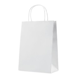 Sac cadeau (moyen) 150 gr/m² Couleur:Blanc