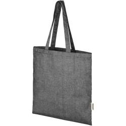 Sac shopping recyclé Pheebs 150 g/m² Aware™Couleur:Noir chiné