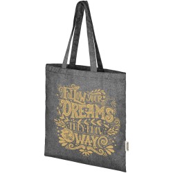Sac shopping recyclé Pheebs 150 g/m² Aware™Couleur:Noir chiné