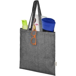Sac shopping recyclé Pheebs 150 g/m² Aware™Couleur:Noir chiné