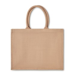 Sac shopping en jute Couleur:Beige