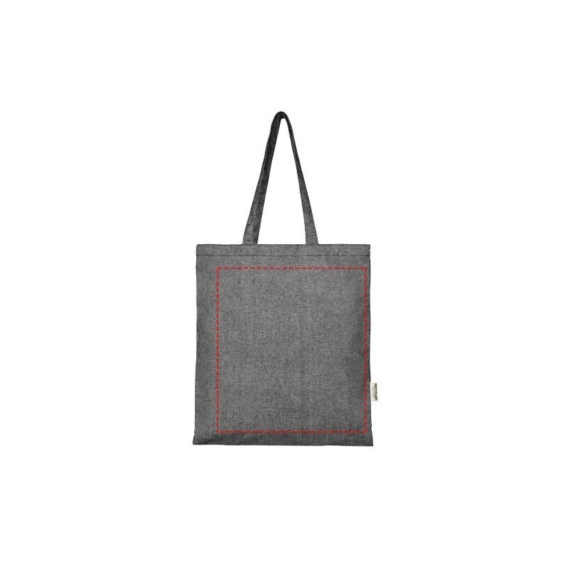 Sac shopping recyclé Pheebs 150 g/m² Aware™Couleur:Noir chiné
