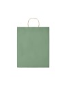 Sac en papier grand format Couleur:Vert