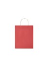 Sac en papier moyen format Couleur:Rouge