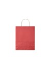 Sac en papier moyen format Couleur:Rouge