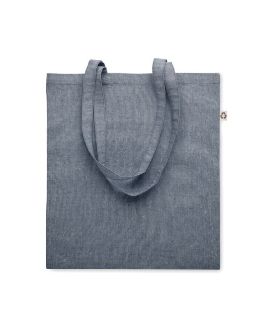 Sac shopping anses longues Couleur:Bleu