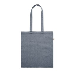 Sac shopping anses longues Couleur:Bleu