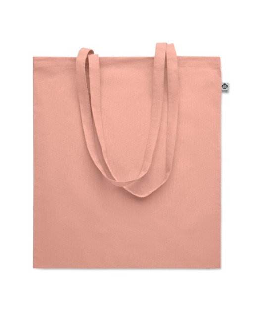 Sac shopping coton organique Couleur:Orange