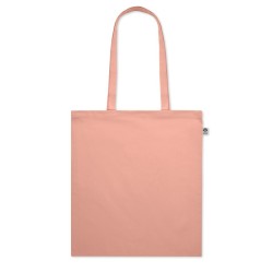 Sac shopping coton organique Couleur:Orange