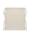 Sac à cordon en coton recyclé Couleur:Beige