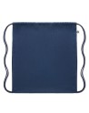Sac à cordon en denim recyclé Couleur:Bleu