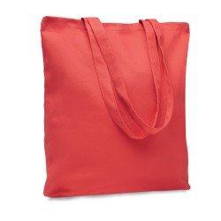 Sac shopping en toile 270 gr/m² Couleur:Rouge