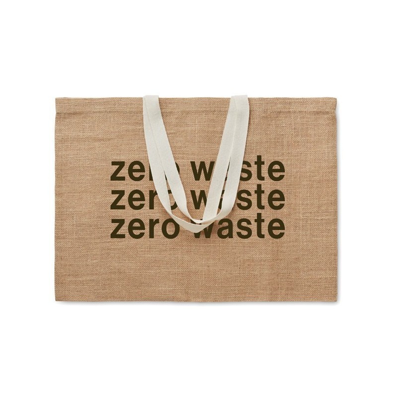 Sac shopping en juteCouleur:Beige