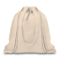 Sac shopping à cordelette Couleur:Beige