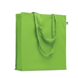 Sac shopping en coton bio Couleur:Lime