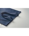 Sac shopping en denim recyclé Couleur:Bleu