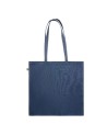 Sac shopping en denim recyclé Couleur:Bleu