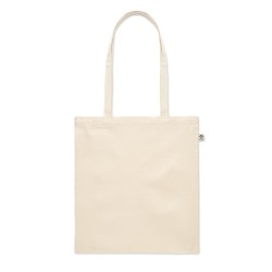 Sac shopping en coton biologiqu Couleur:Beige