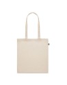 Sac shopping en coton recyclé Couleur:Beige