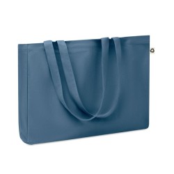 Sac  toile recyclée 280 gr/m ² Couleur:Bleu