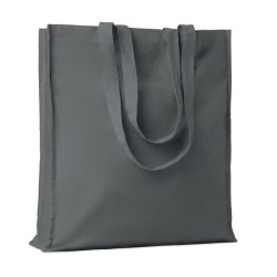 Sac shopping coton 140gr/m² Couleur:Gris Pierre