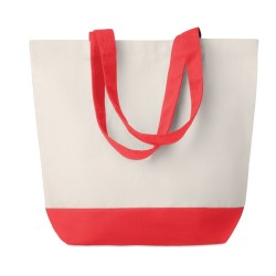 Sac de plage toile 280gr/2 Couleur:Rouge