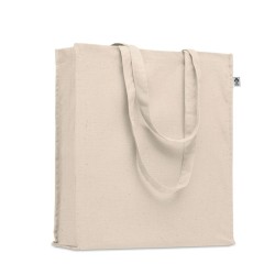 Sac shopping en coton bio Couleur:Beige