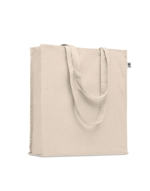 Sac shopping en coton bio Couleur:Beige