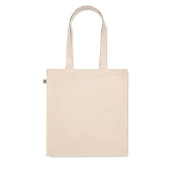 Sac shopping en coton bio Couleur:Beige