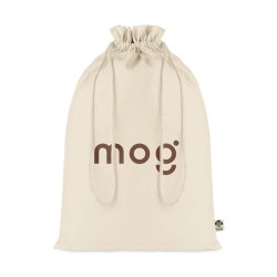 Sac cadeau coton biologique L Couleur:Beige