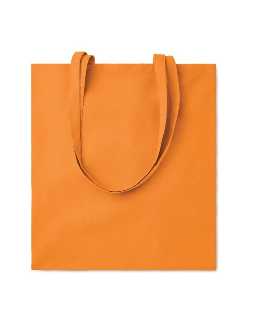 Sac shopping coton 180gr/m² Couleur:Orange