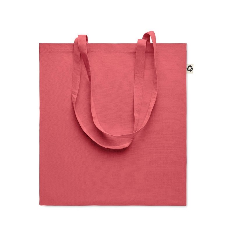 Sac  shopping  en coton recycléCouleur:Rouge