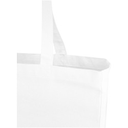 Sac shopping Odessa recyclé de 220 gr/m² Couleur:Blanc
