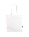 Sac shopping Odessa recyclé de 220 gr/m² Couleur:Blanc