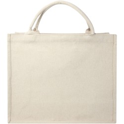 Sac shopping Page recyclé 500 g/m² pour livre Aware™ Couleur:Oatmeal