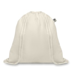 Sac à cordelette en coton bioCouleur:Beige