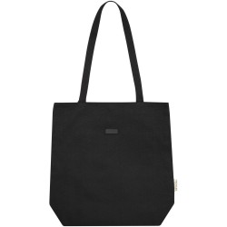 Sac shopping Joey de 14 L  en toile recyclée GRS Couleur:Noir