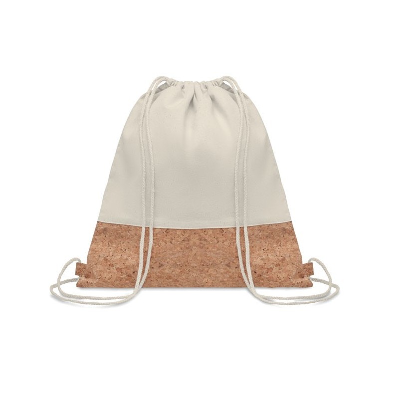 Sac à cordon avec liègeCouleur:Bleu royal