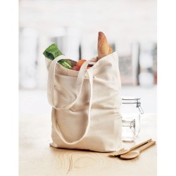 Sac shopping en toileCouleur:Beige