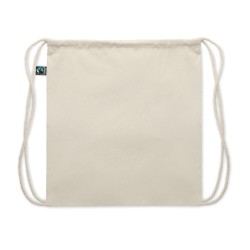 Sac à cordon commerce équitableCouleur:Beige