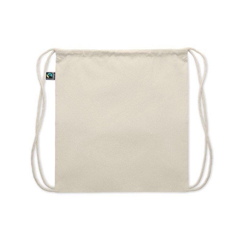 Sac à cordon commerce équitableCouleur:Beige