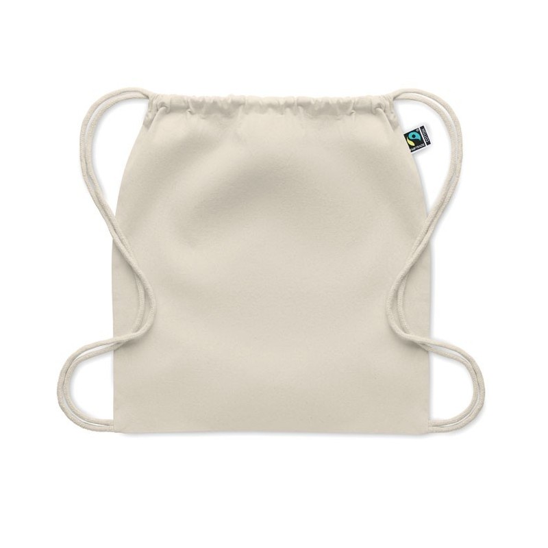 Sac à cordon commerce équitableCouleur:Beige