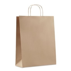 Sac en papier grand formatCouleur:Beige